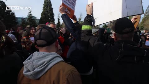 Free speech under siege at UBC as angry protesters block debate on unmarked grave claims