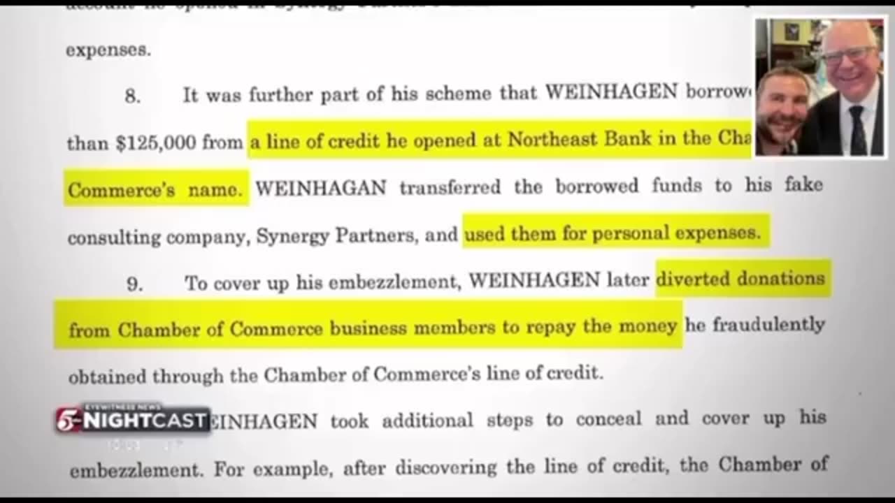 embezzling over $200,000 THOUSAND dollars.