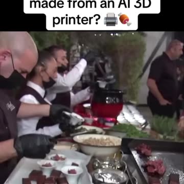 Would you eat STEAK from an AI 3D printer?