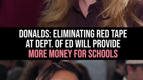Erika Donalds: Eliminating Red Tape at Dept. of Education Will Provide More Money for Schools