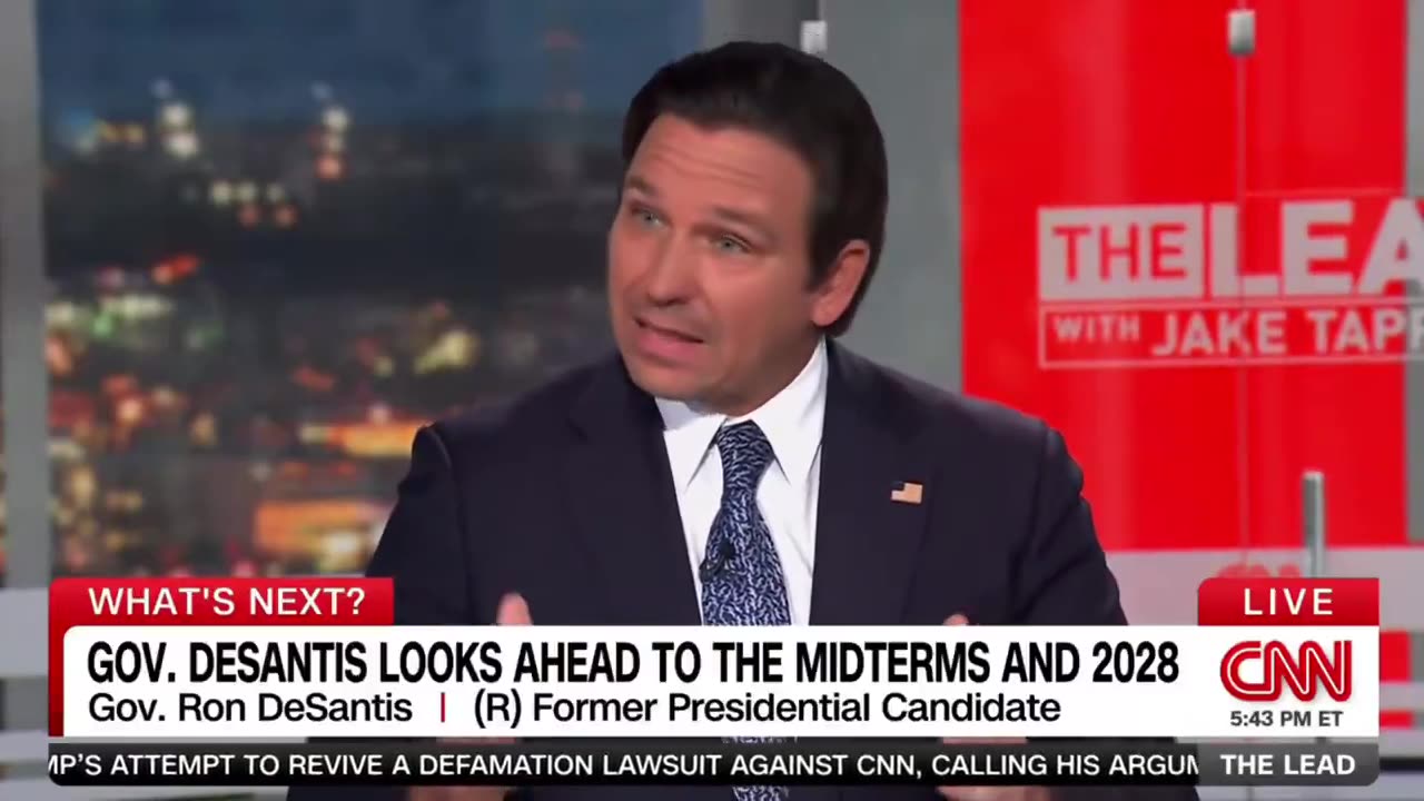 CNN’s Jake Tapper: “Are you thinking of maybe running [for president in 2028]?”