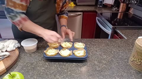 Big, Buttery, Bakery Style Apple Muffins with Streusel Topping