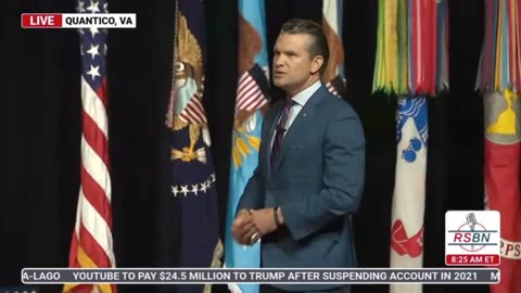 3 Minutes of Pete Hegseth Speech on 093025
