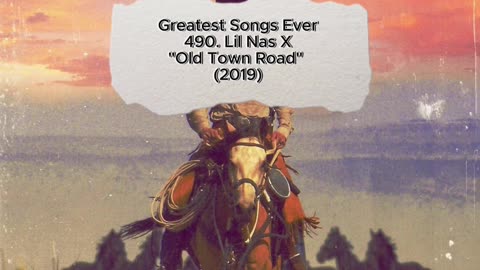 #490-486 GREATEST SONGS EVER
