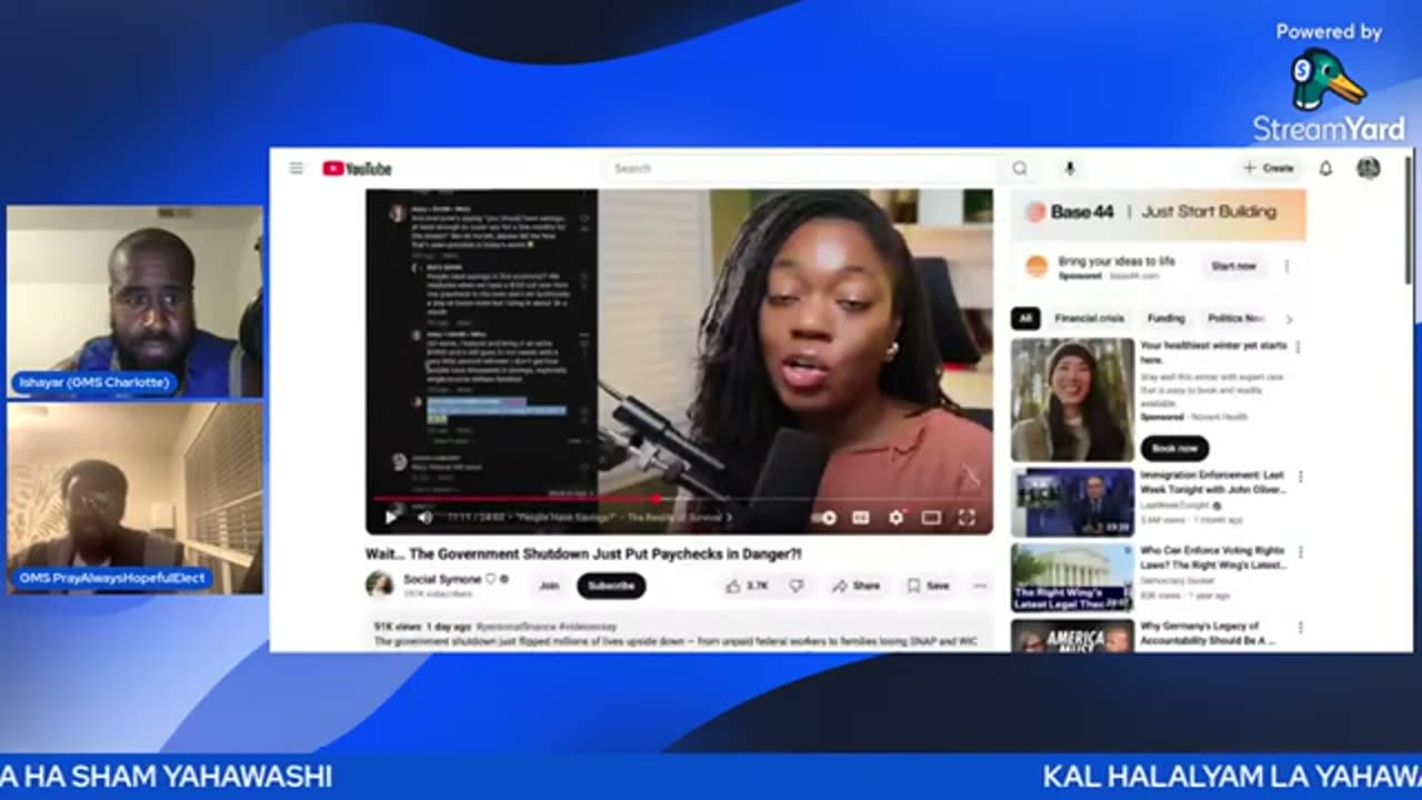 NEWS AND PROPHECY: THE PAYCHECK PANIC BEGINS AND THE WAR ON ICE