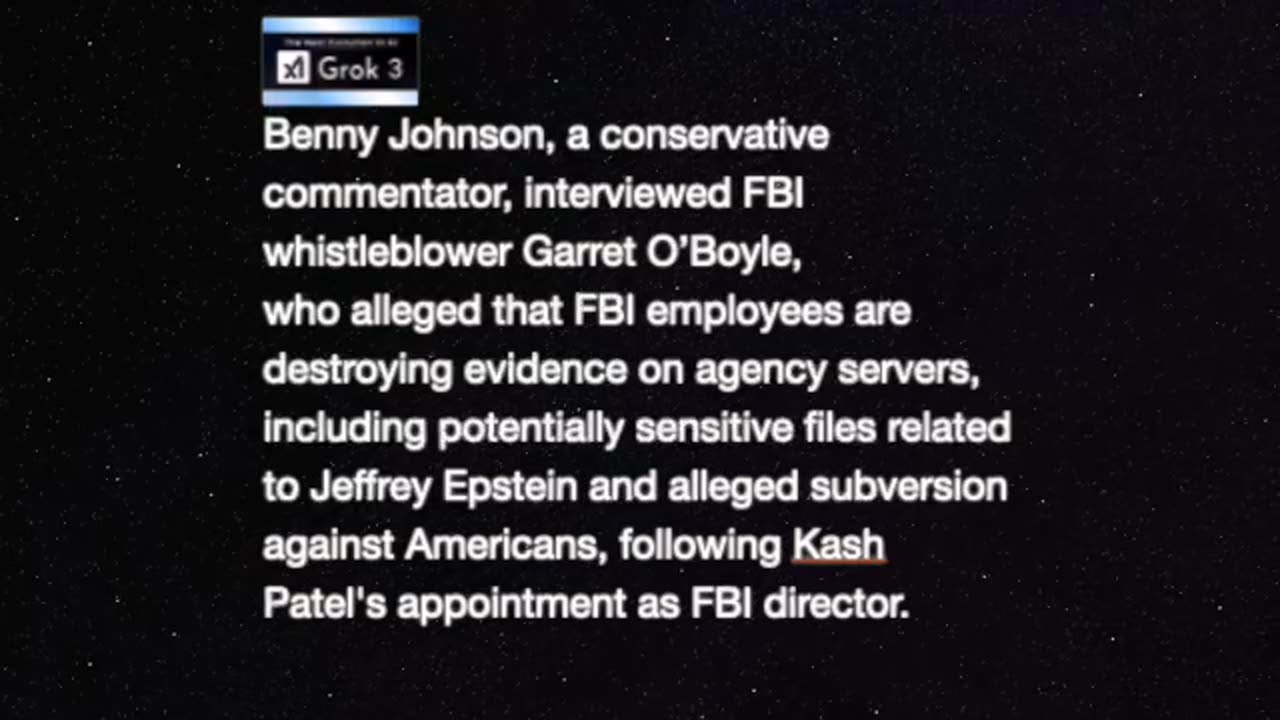 Deep State Operatives At The FBI Have Deleted Server Files Way Before Kash Patel's Confirmation