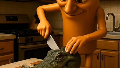 Tung tung sahur eats bombordilo crocodilo.