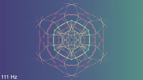 111hz pure frequency sleep, healing - binary 2