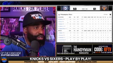 Knicks vs Sixers Preseason Play-By-Play Show - WE BACK!