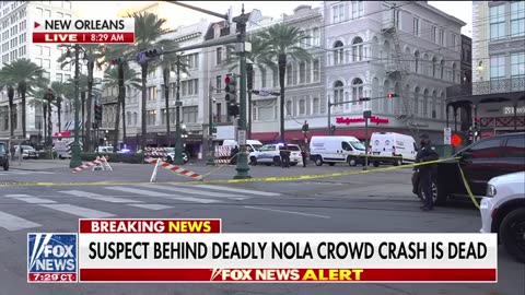 Suspect behind deadly New Orleans crowd crash dead