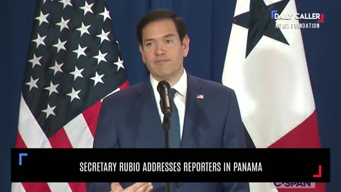 Secretary Rubio Addresses Reporters in Panama