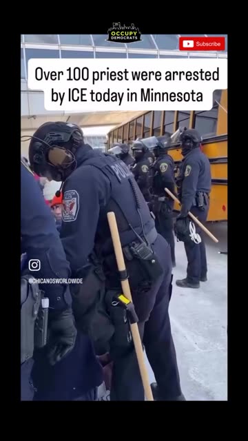 OVER 100 PRIESTS ARRESTED BY ICE IN MINNEAPOLIS