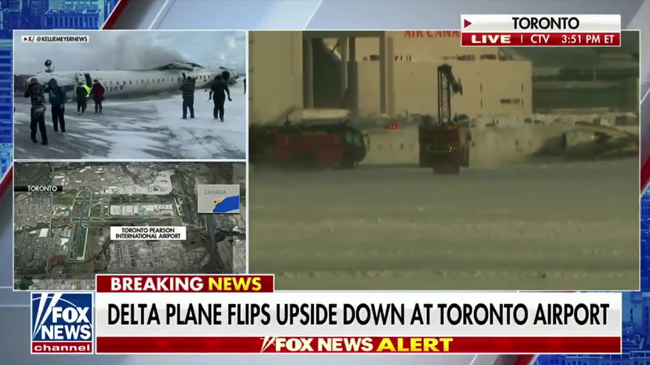 “A MIRACLE” — Former Airline Captain Mike Coffield reacts to the Endeavor Air (Delta) plane crash at Toronto Airport