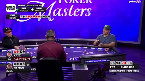 9.4 MILLION ON THE LINE THIS HAND