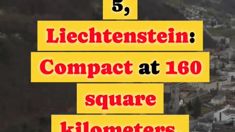 5 Smallest Countries by Land Area #geography #smallestcountries #generalknowledge