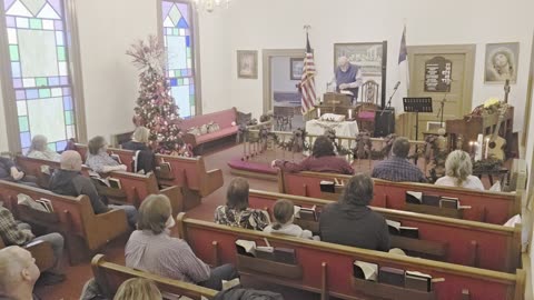 Vernon Chapel Sunday Service (Book of Matt. A Little Peace) led by Kenneth Ambrose 12/14/2025