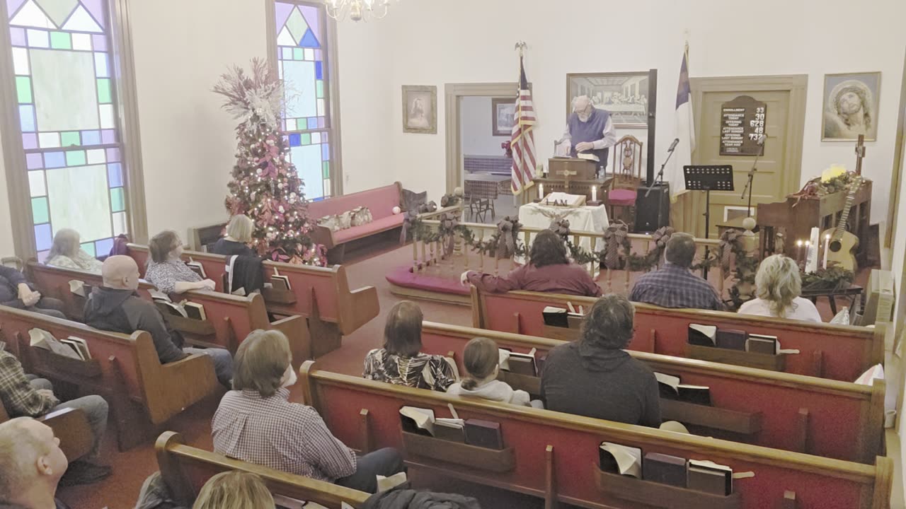 Vernon Chapel Sunday Service (Book of Matt. A Little Peace) led by Kenneth Ambrose 12/14/2025
