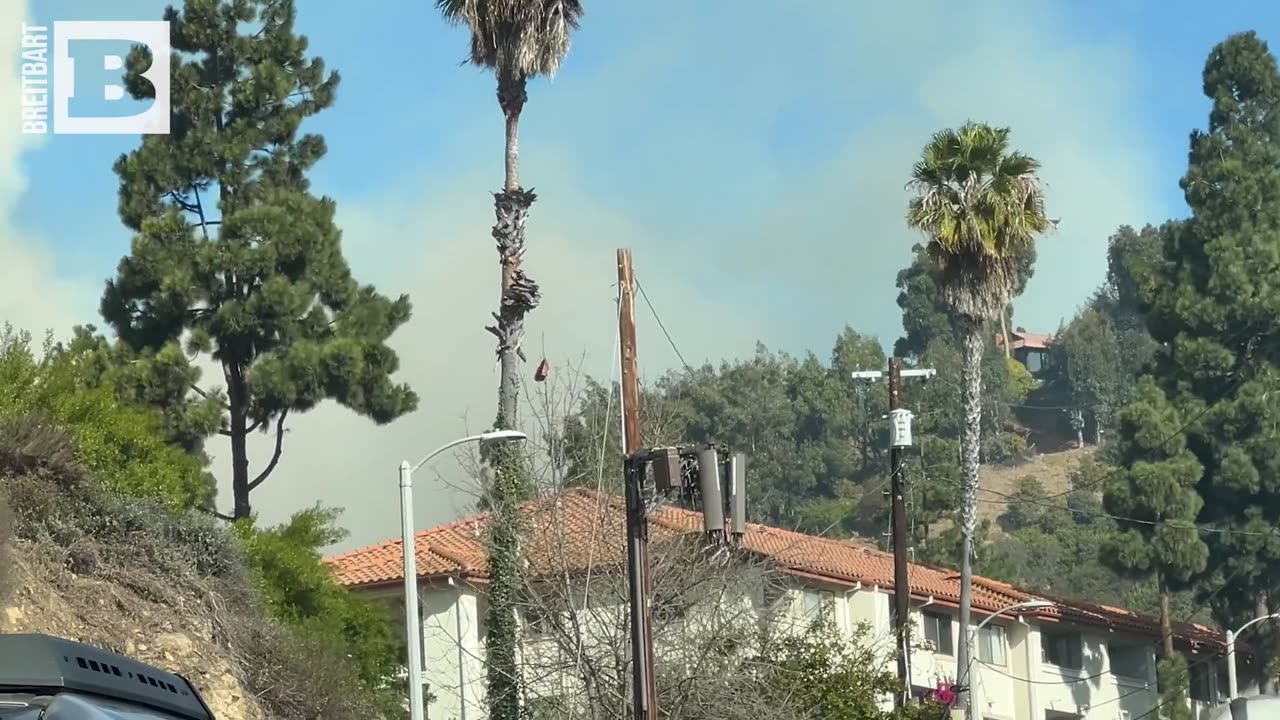 Palisades fire rages across Los Angeles, California