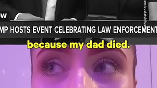 Must Watch: Daughter of Slain Officer Breaks Silence After Viral Trump Moment