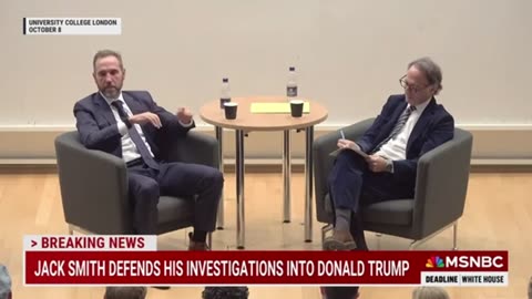 Jack Smith says Politics Never Played A Role In Cases Against Trump