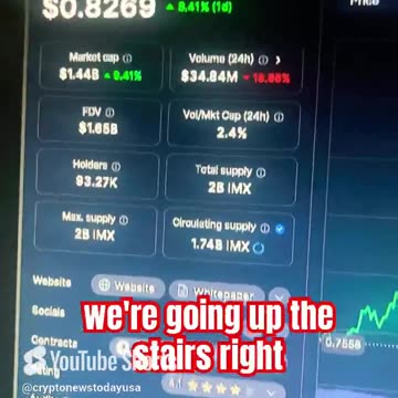 immutable crypto coin news today #fyp