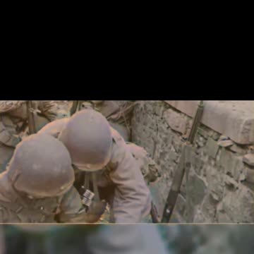 Army combat cameramen of WW2 unseen # Colourized footage 📽️ 🎥