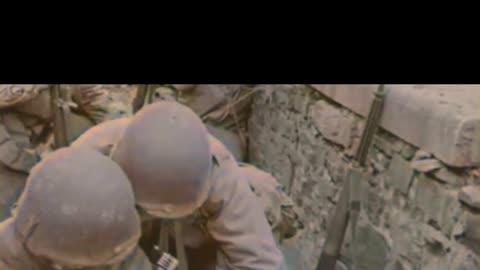 Army combat cameramen of WW2 unseen # Colourized footage 📽️ 🎥