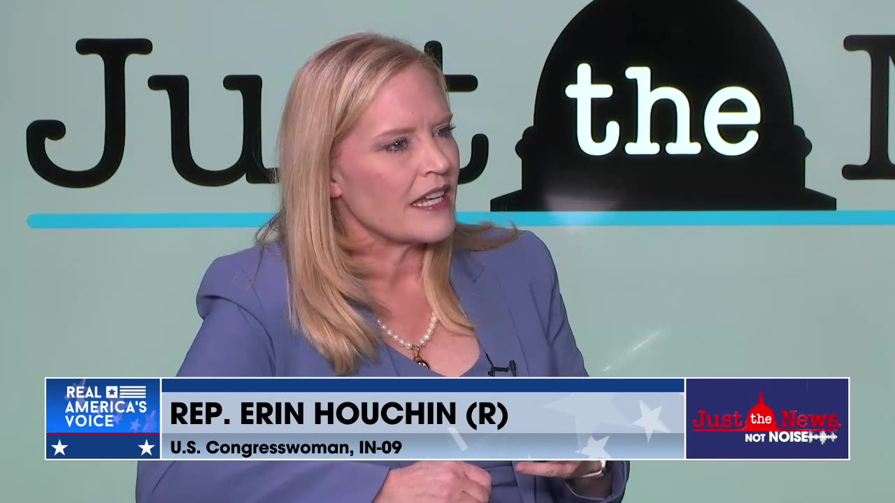 Rep. Erin Houchin reacts to the indictments of Letitia James and James Comey