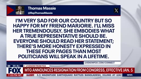 Why is Marjorie Taylor Greene resigning_