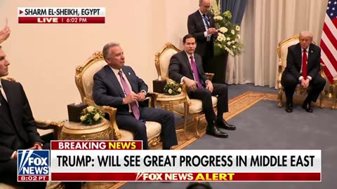 Trump challenges Marco Rubio at the peace summit in Egypt