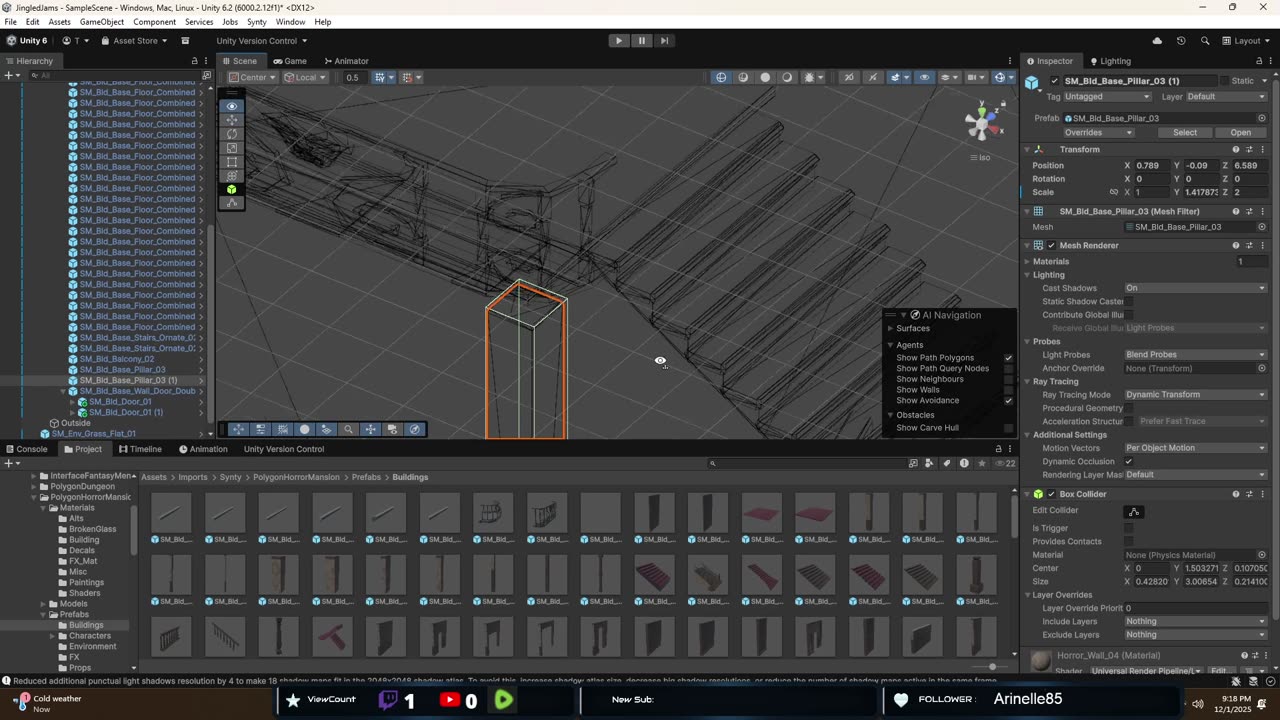 Merry Yogsmas! Jingle Jam Game Jam! Day 1.