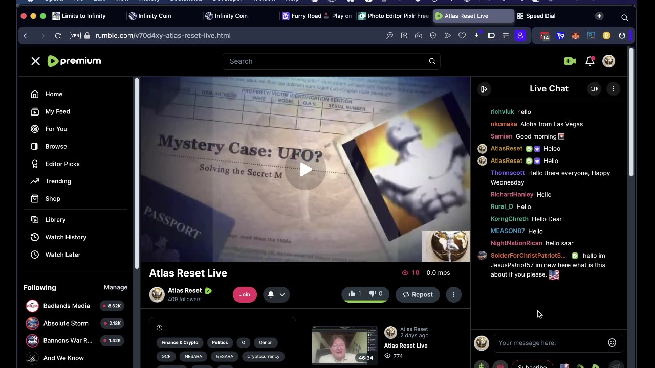 Atlas Reset Live