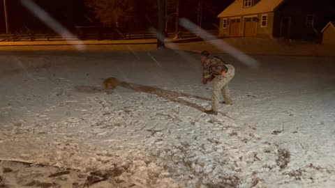 Tater's First Intro To Snow