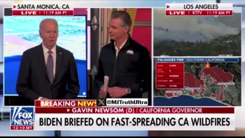 Joe Biden shared he’s a Great Grandfather at CA Wildfire Presser