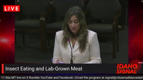 Insect food and lab meat must be labeled according to Rep. Heather Scott new bill.