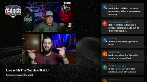 D'Boss Firearms is LIVE with The Tactical Rabbi!