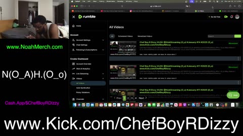 Chef Boy R Dizzy VLOG: @KickStreaming (O_o) #January #26 #2025 (O_o) www.Kick.com/ChefBoyRDizzy