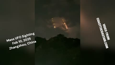 MASS UFO SIGHTING IN CHINA!! Feb 2025