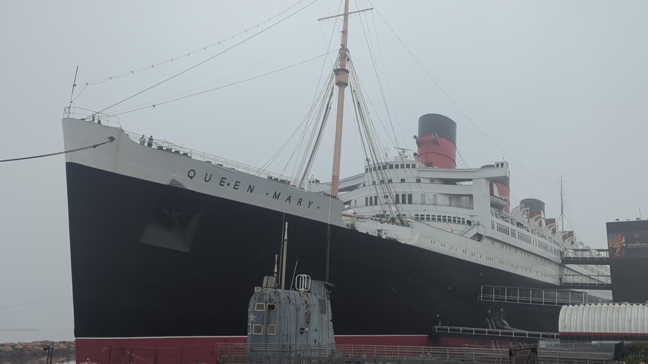 The Queen Mary in Long Beach