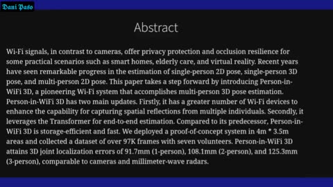 AI Using WiFi Signals To Verify Your Location ⧸ Real-Time 3D Human Pose Estimation Using WiFi Signal