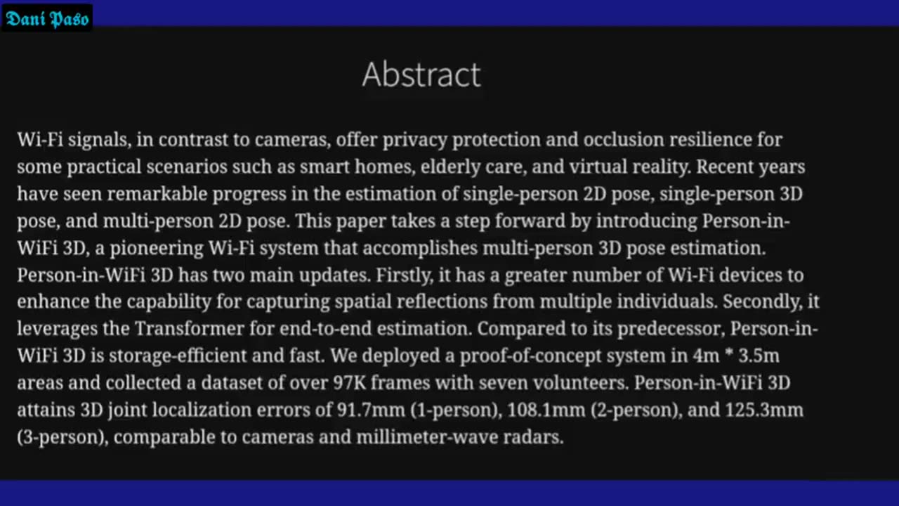 AI Using WiFi Signals To Verify Your Location ⧸ Real-Time 3D Human Pose Estimation Using WiFi Signal