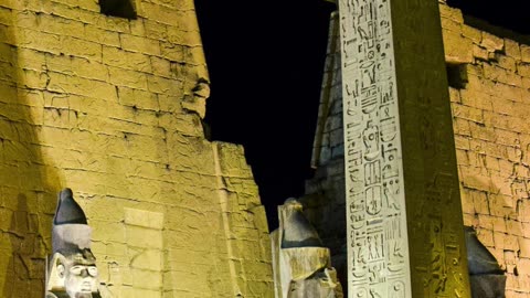 Stunning Luxor Temple at Night!
