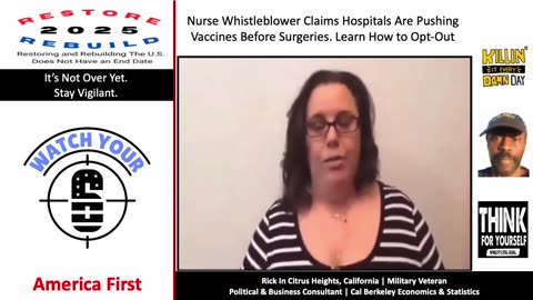 Hospitals Pushing Vaccines Before Surgeries; Somebody Gonna Get Hurt