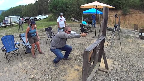 Handgun Combatives Working From Cover