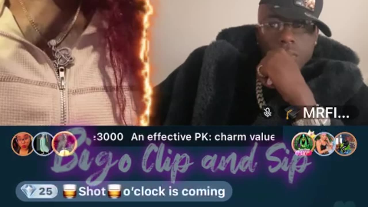 Finesse lines MrsNoCap who is going through it w/her pimp 3/7/25 #bigoclipandsip