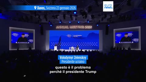 NOTIZIE DAL MONDO Forum di Davos 2026:Zelensky annuncia vertice Usa-Russia-Ucraina negli Emirati Arabi.E da Davos attacca l’Europa:“Smarrita e incapace di decidere”.il consueto e annuale WEF si tiene dal 19 al 23 gennaio 2026 a Davos in Svizzera