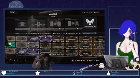 Winry plays warframe