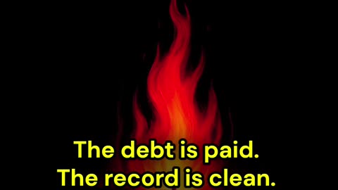 The cross already settled the score — walk like it