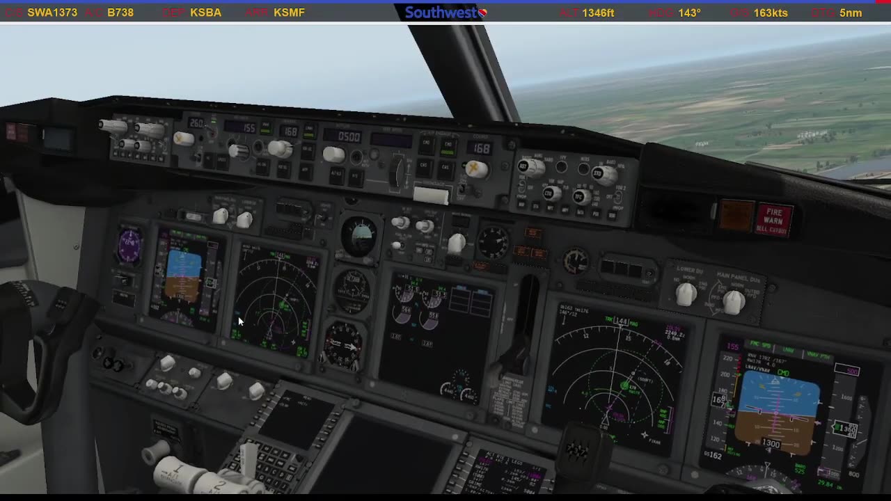 Landing in Sacramento (KSMF)