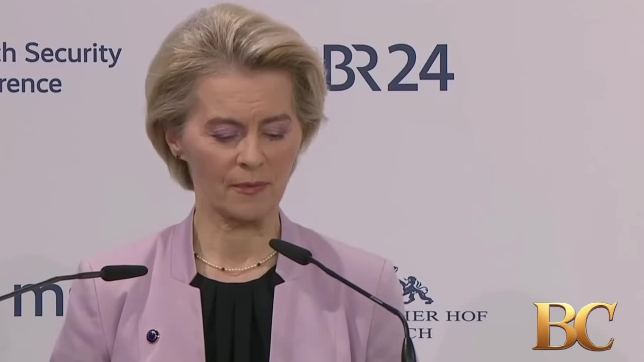 Ukraine deserves peace through strength, says EU chief von der Leyen